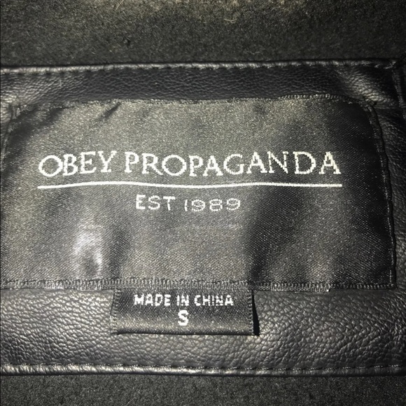 Obey Leather jacket - Picture 2 of 3